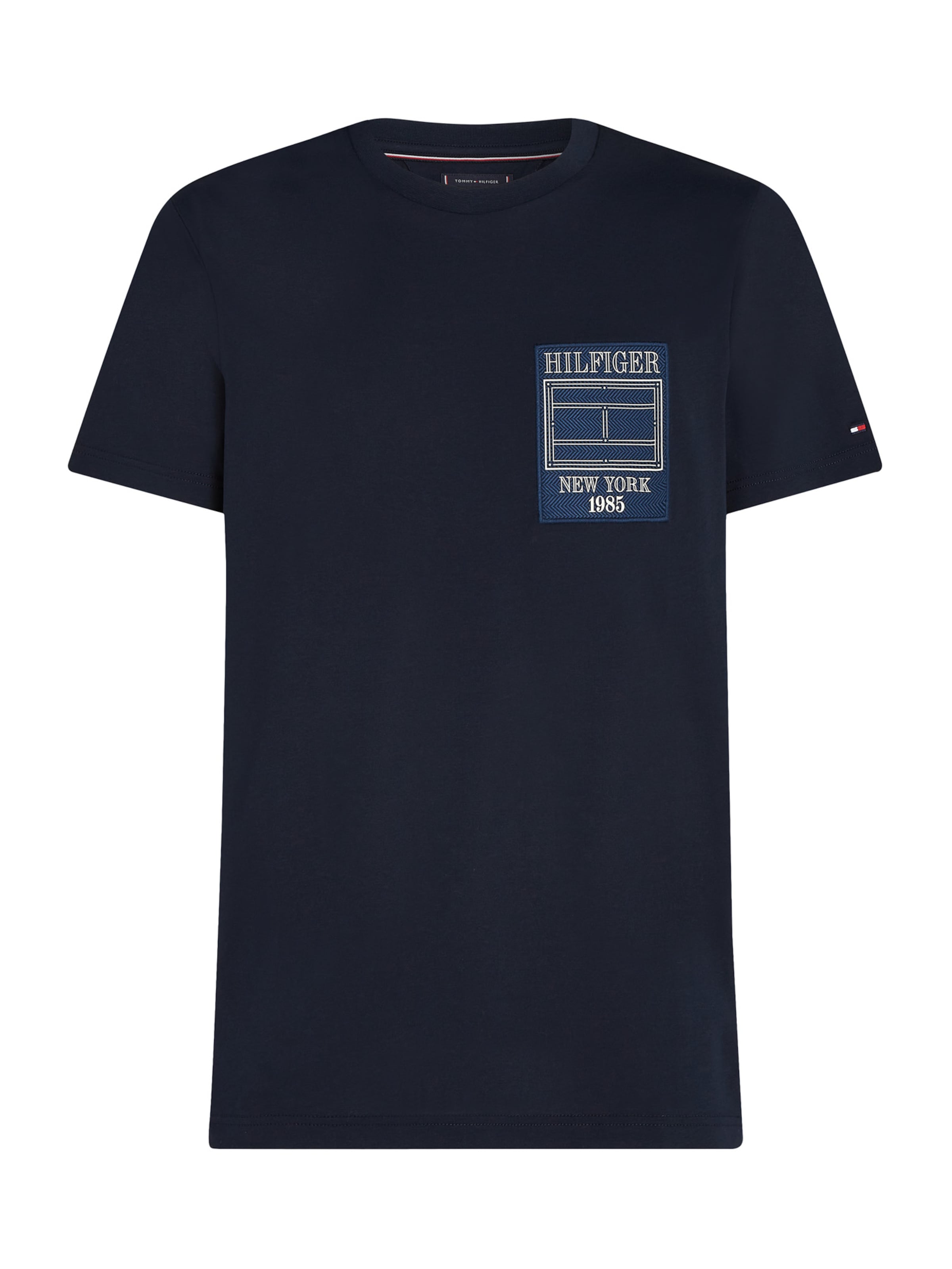 TOMMY HILFIGER Tričko – modrá: přední strana