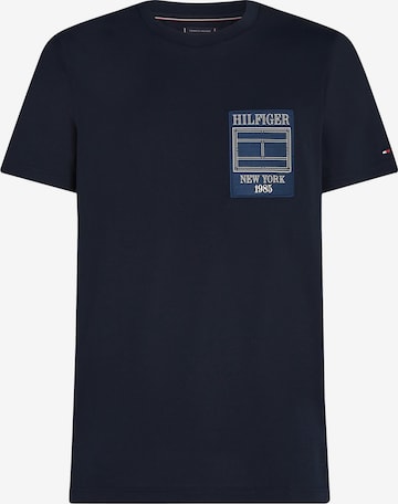 TOMMY HILFIGER Tričko – modrá: přední strana