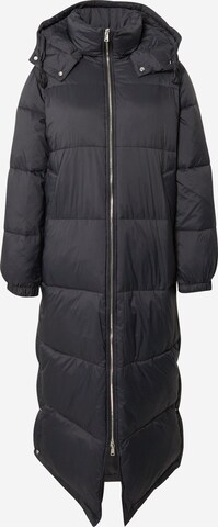 OUI Winter Coat in Black: front