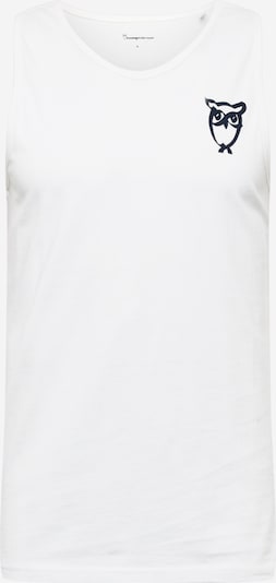 fekete / fehér KnowledgeCotton Apparel Póló 'ALDER', Termék nézet