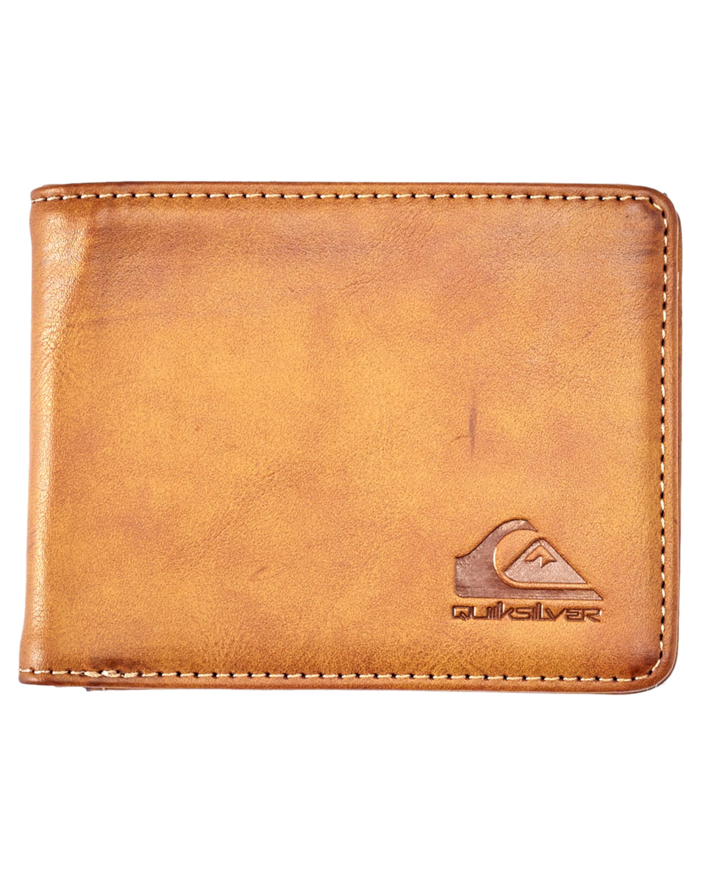 QUIKSILVER Wallet 'Slim Rays' in Brown: front