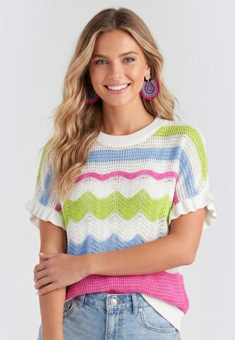 Pull-over IZIA en blanc