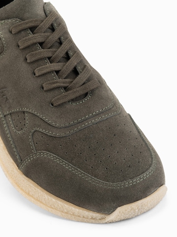 Ombre Platform trainers in Green