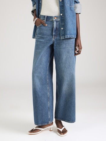 Calvin Klein Jeans Wide Leg Jeans i blå: forside