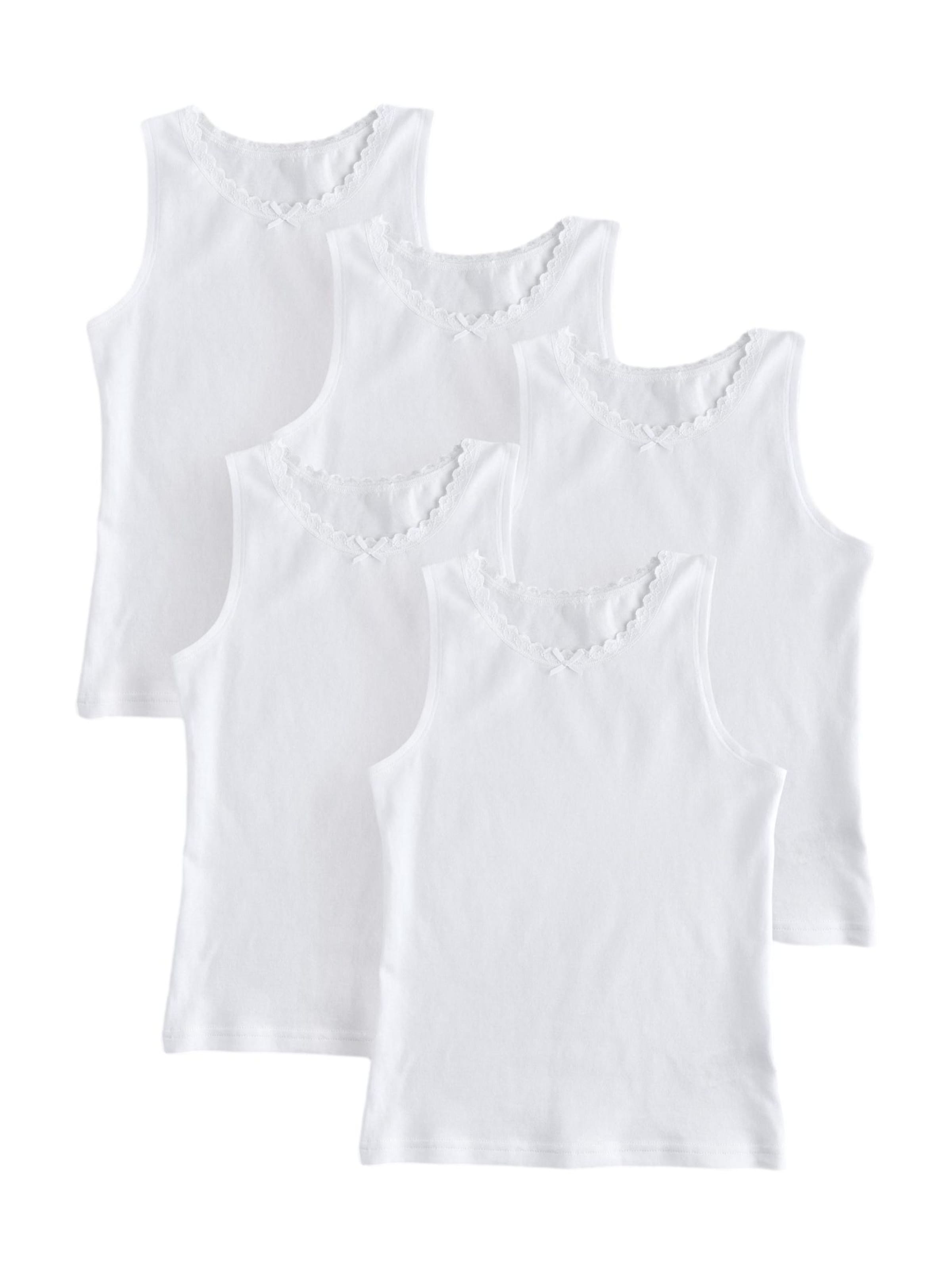 Next Spodnja majica | bela barva: sprednja stran