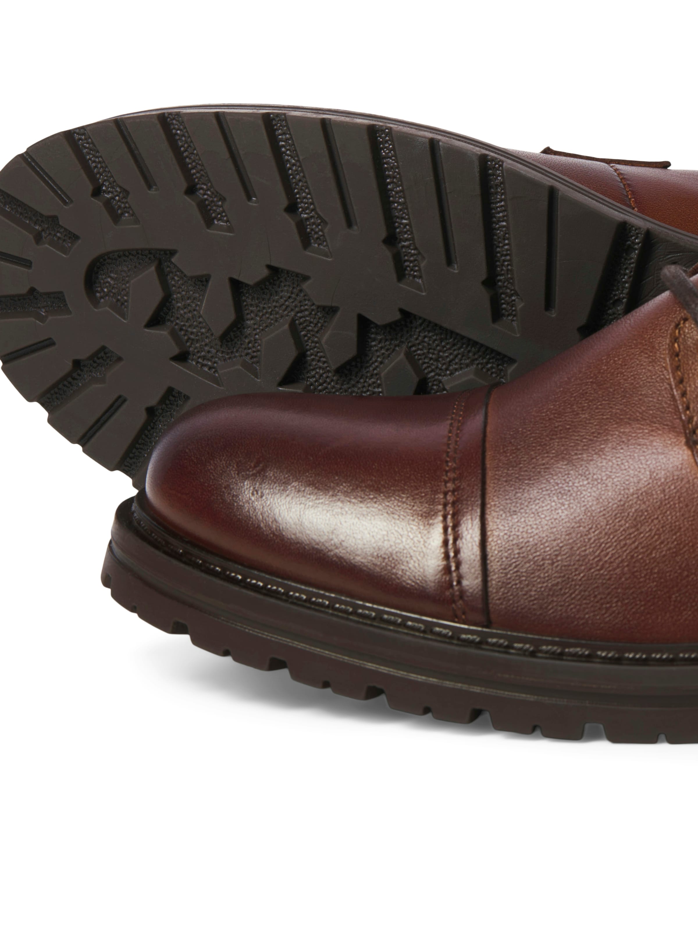 Bocanci cu șireturi 'JFWDexter' de la JACK & JONES pe maro