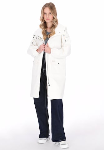 Schmuddelwedda - Abrigo de entretiempo en blanco