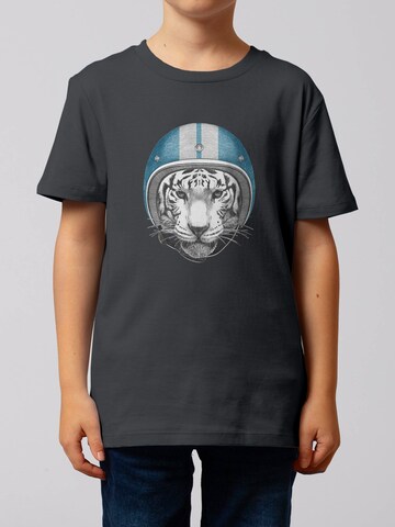 watabout.kids Shirt 'Racing Tiger' in Grijs