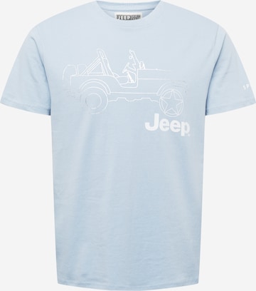 OVS T-Shirt 'JEEP' in Blau: predná strana