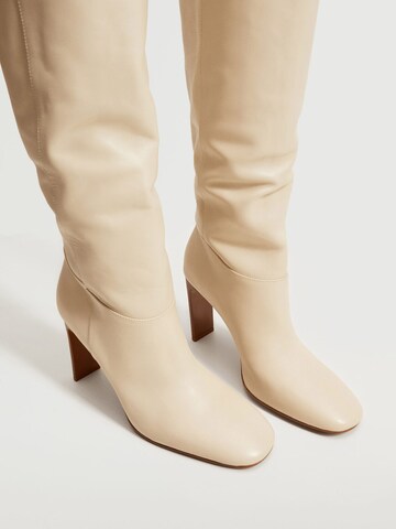 Bottes 'Campo' MANGO en blanc