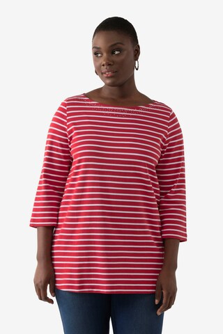 Ulla Popken Shirt in Rood: voorkant