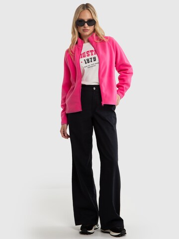 BIG STAR Fleece Jacket 'Sherley' in Pink