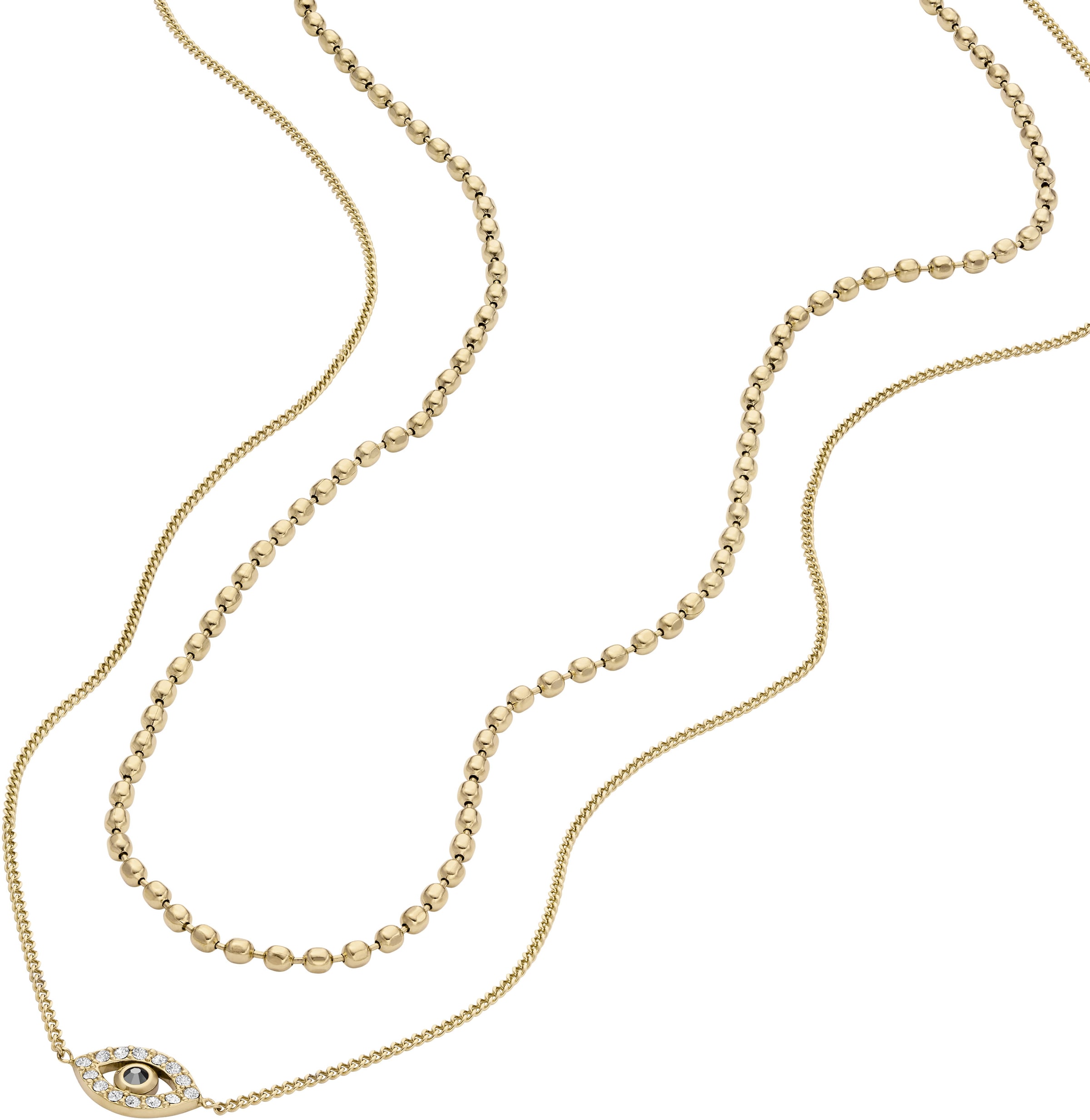 FOSSIL Necklace 'Sutton' in Gold