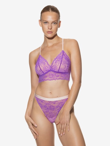 Mey Triangle Bra ' Poetry ' in Purple