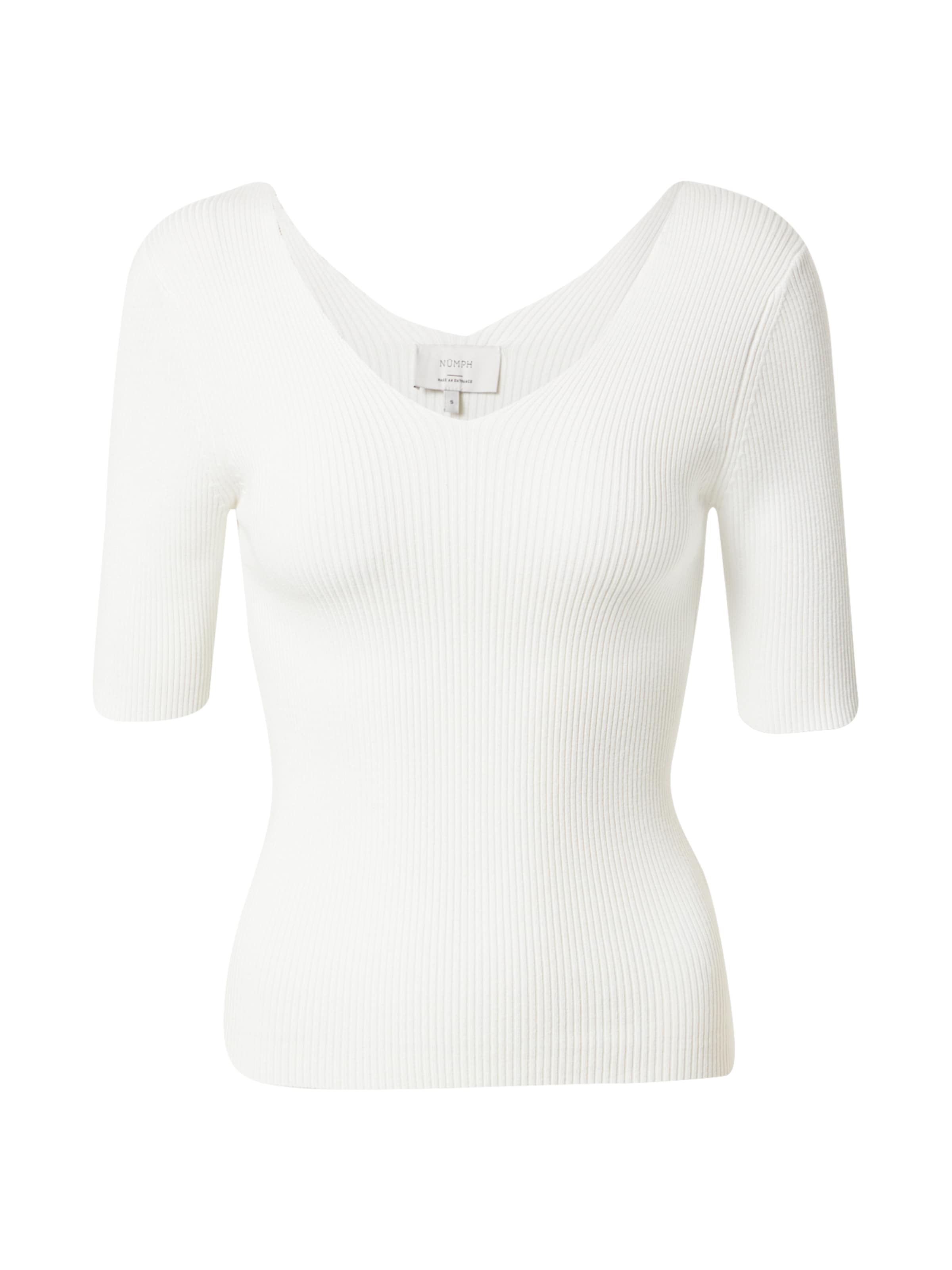 NÜMPH Pulóver 'Ayelet' - fehér: elől