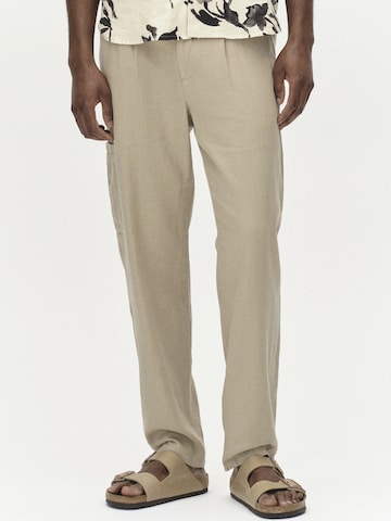 GABBA Regular Cargobroek 'Napoli 19' in Beige: voorkant