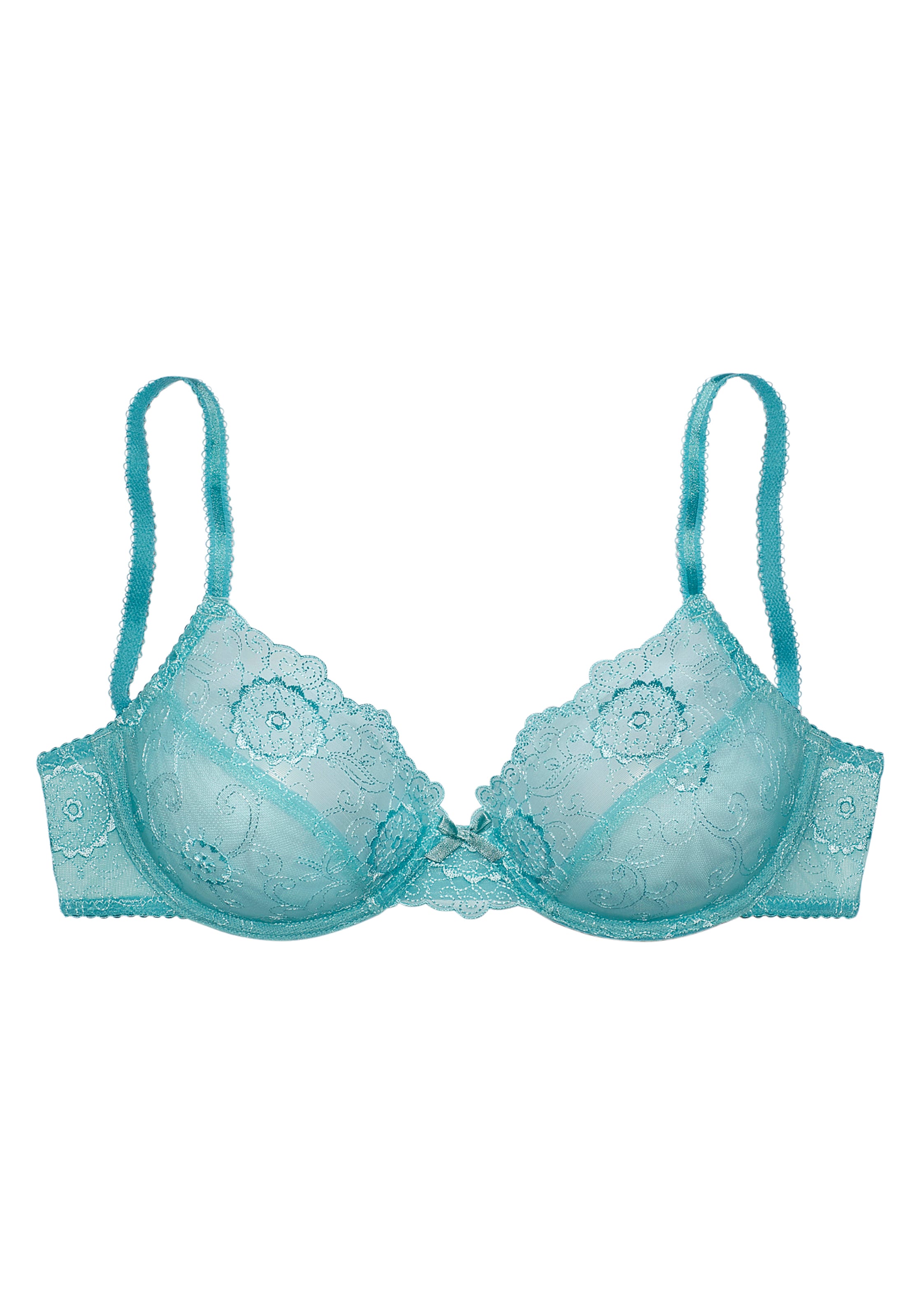 NUANCE Koszulkowy Biustonosz w kolorze niebieski: przód