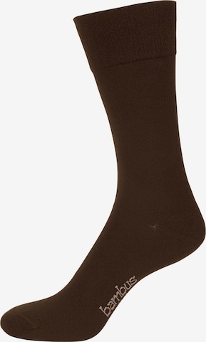 Nur Der Socks ' Bambus Komfort ' in Brown