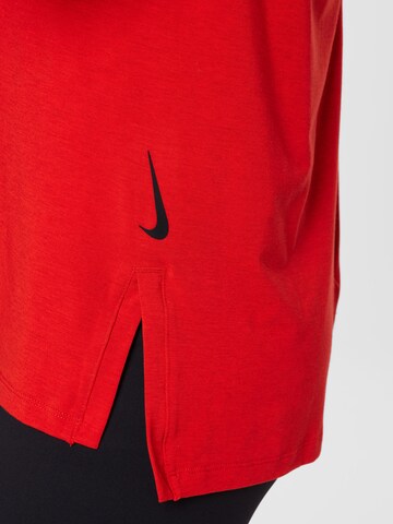 NIKE Funkční tričko – červená