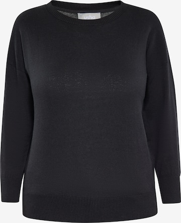 Pull-over Usha en noir : devant