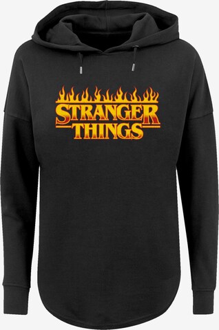 F4NT4STIC Sweatshirt 'Stranger Things  Netflix TV Series' in Black: front