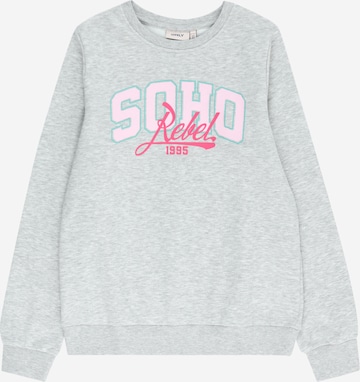 KIDS ONLY Sweatshirt 'LOTTA' in Grau: predná strana