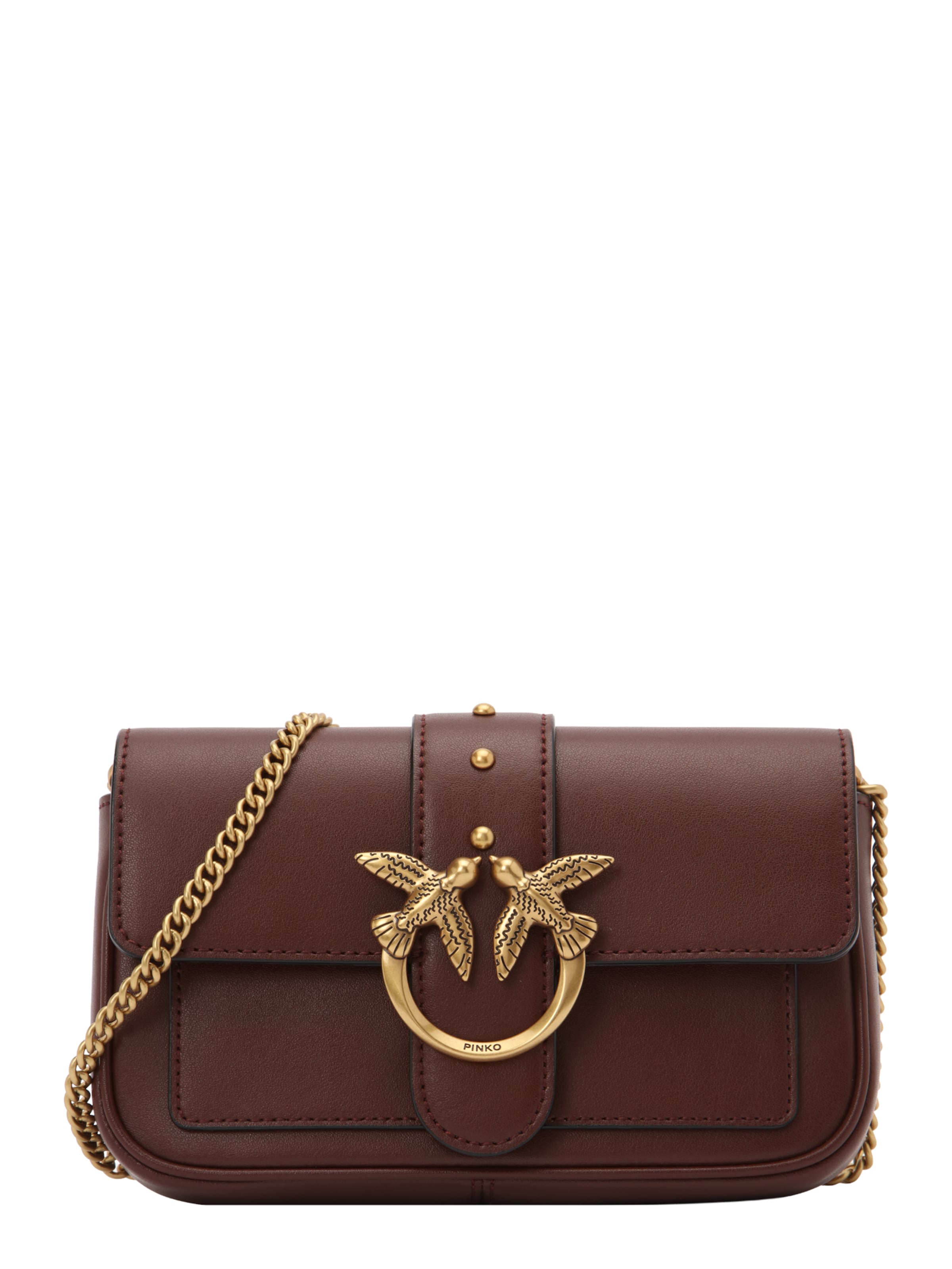 PINKO Crossbody bag 'LOVE ONE' in Burgundy, Item view