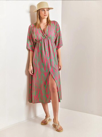 Bianco Lucci Jurk in Roze: voorkant