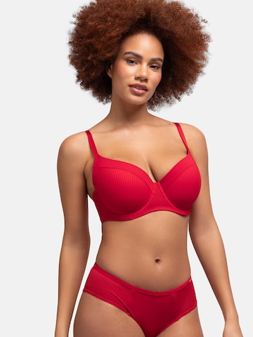 Dorina T-shirt BH 'DEMI' in Rood