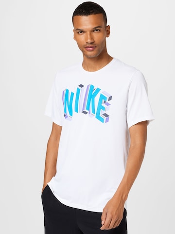 NIKE Performance Shirt in White: front