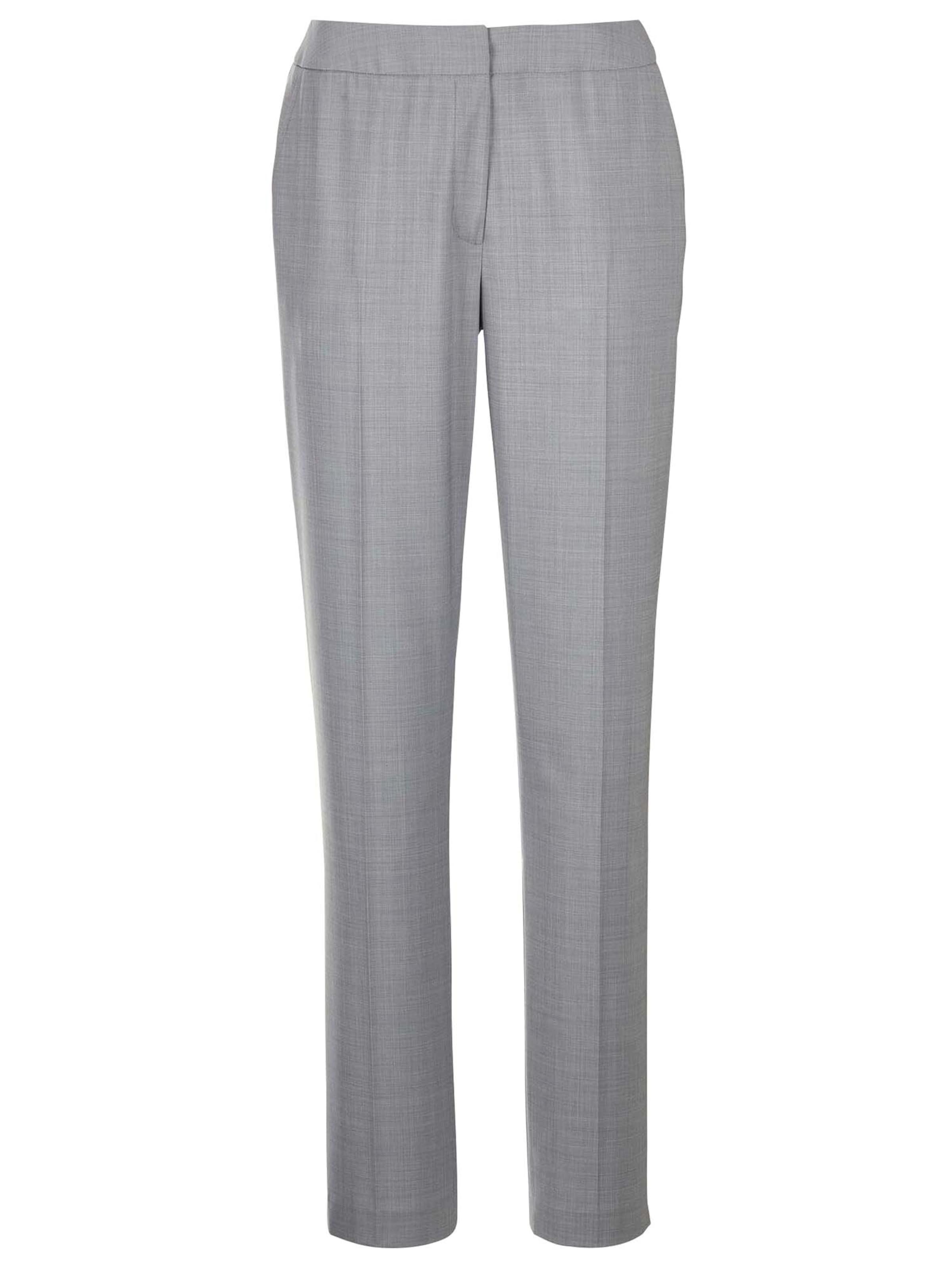 MADELEINE Regular Pantalon in Grijs: voorkant