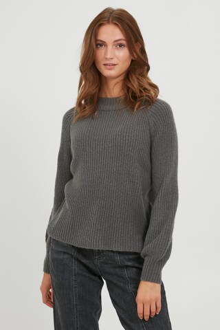 b.young Sweater in Grey: front