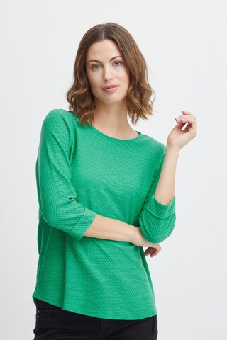 Fransa Shirt 'Frjosie' in Groen: voorkant