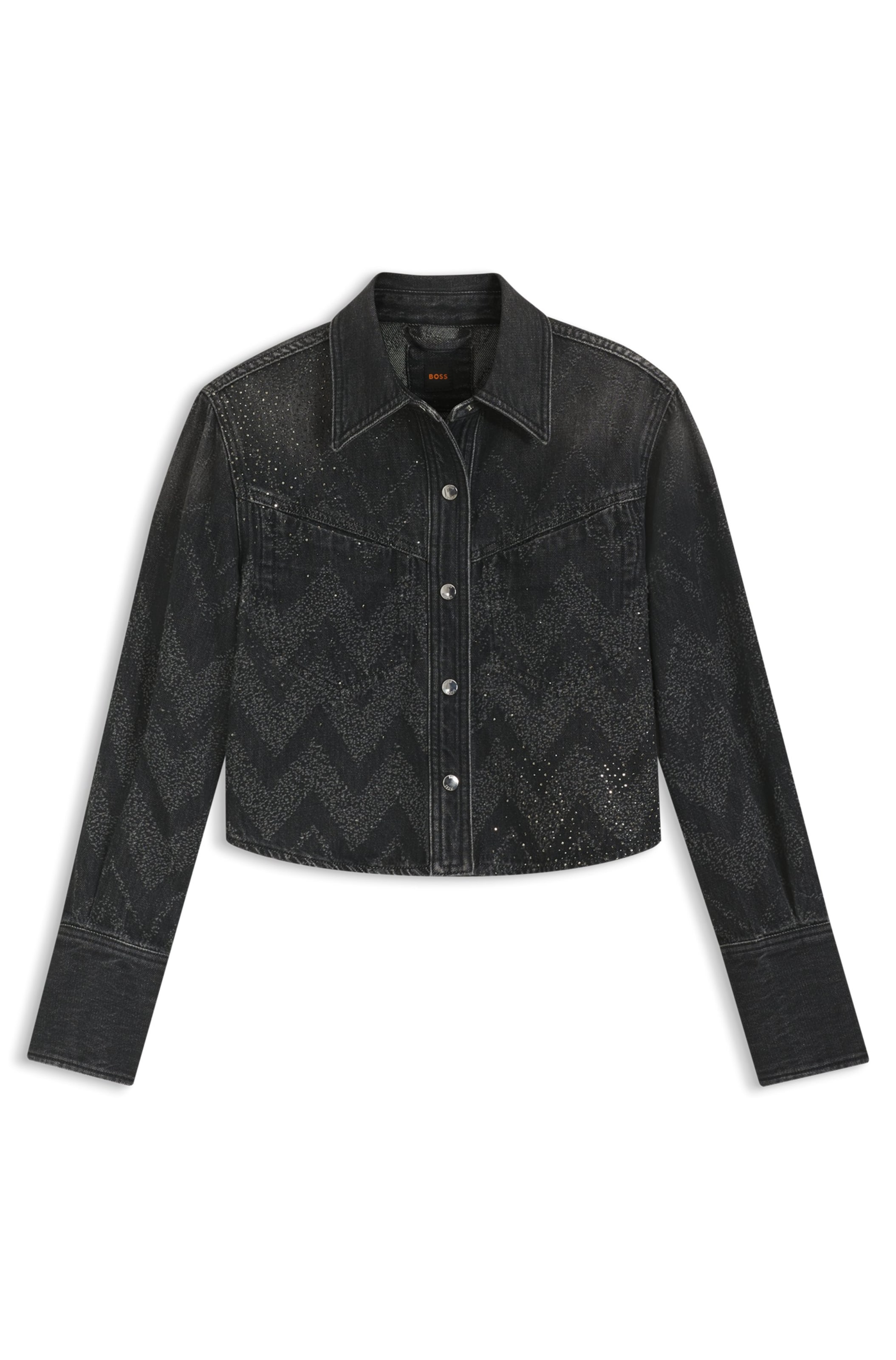 BOSS Blouse in Grey / Black, Item view