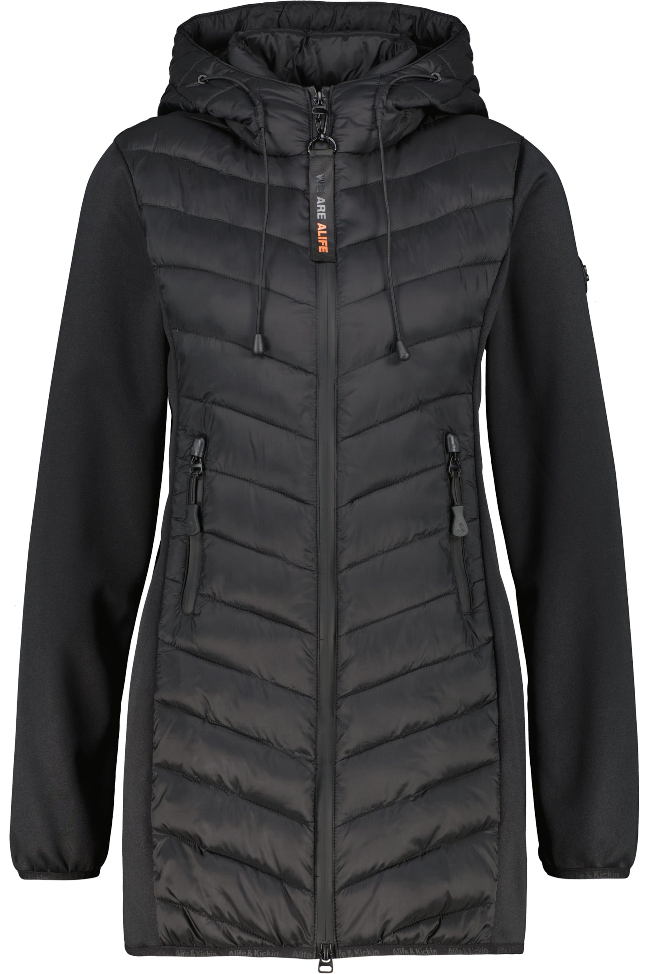 alife & kickin Between-Season Jacket 'YlvaAK A' in Black: front