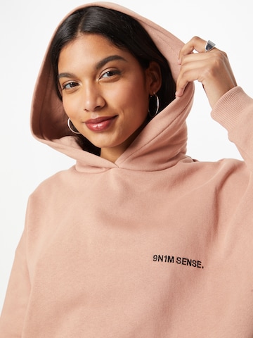 9N1M SENSE Sweatshirt 'SENSE' in Braun