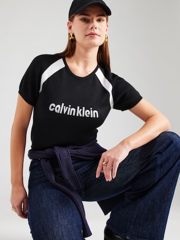 Pullover di Calvin Klein Jeans in nero: frontale