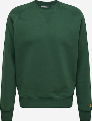 Carhartt WIP Sweatshirt 'Chase' in Grün: Vorderseite