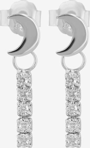 Akzent Earrings '"Nevana" aus 925 Sterlingsilber, rhodiniert, langlebig' in Silver: front
