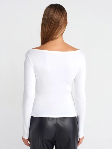 Dilvin Blouse in Wit