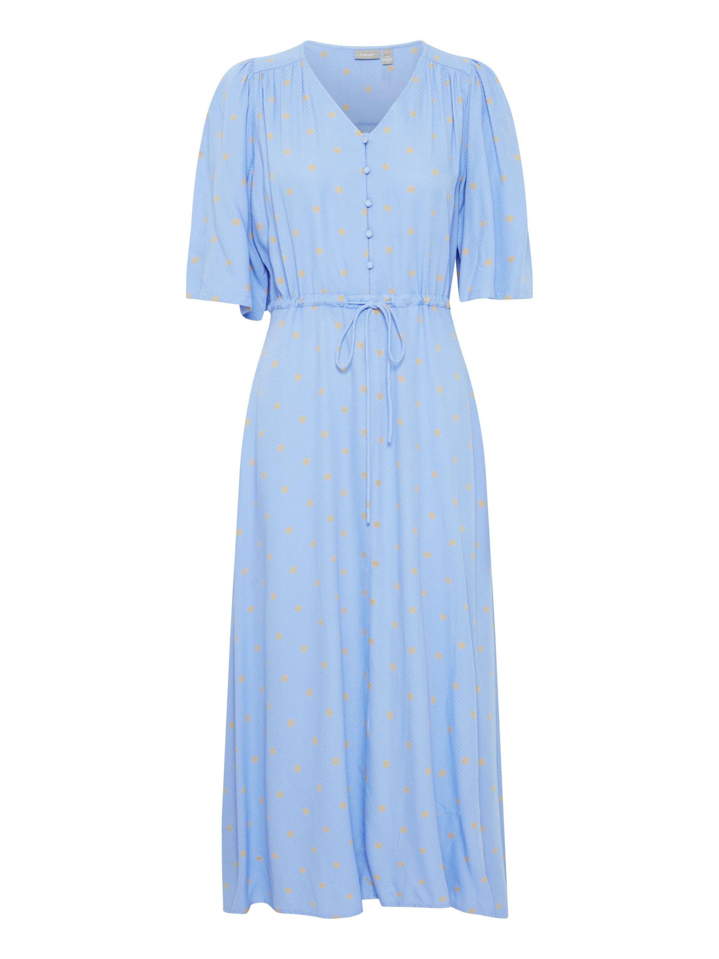 Robe-chemise 'Kamma' Fransa en bleu : devant