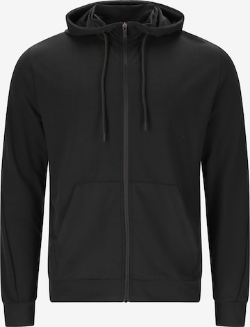 Virtus Sports sweat jacket 'Brent V2' in Black: front