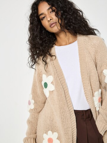 Apricot Knitted costume cardigan ' ' in Grey