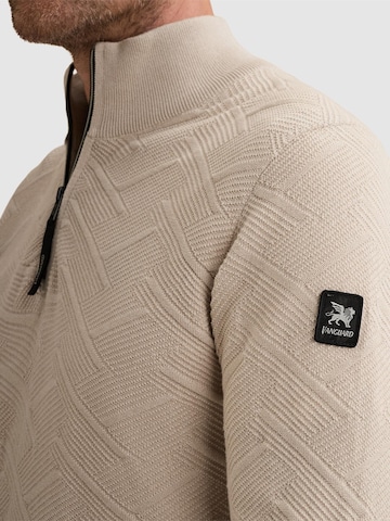 VANGUARD Pullover 'Pullover with half-zip and allover texture'‌‌‌‌‌‌‌‌‌‌ in Grau