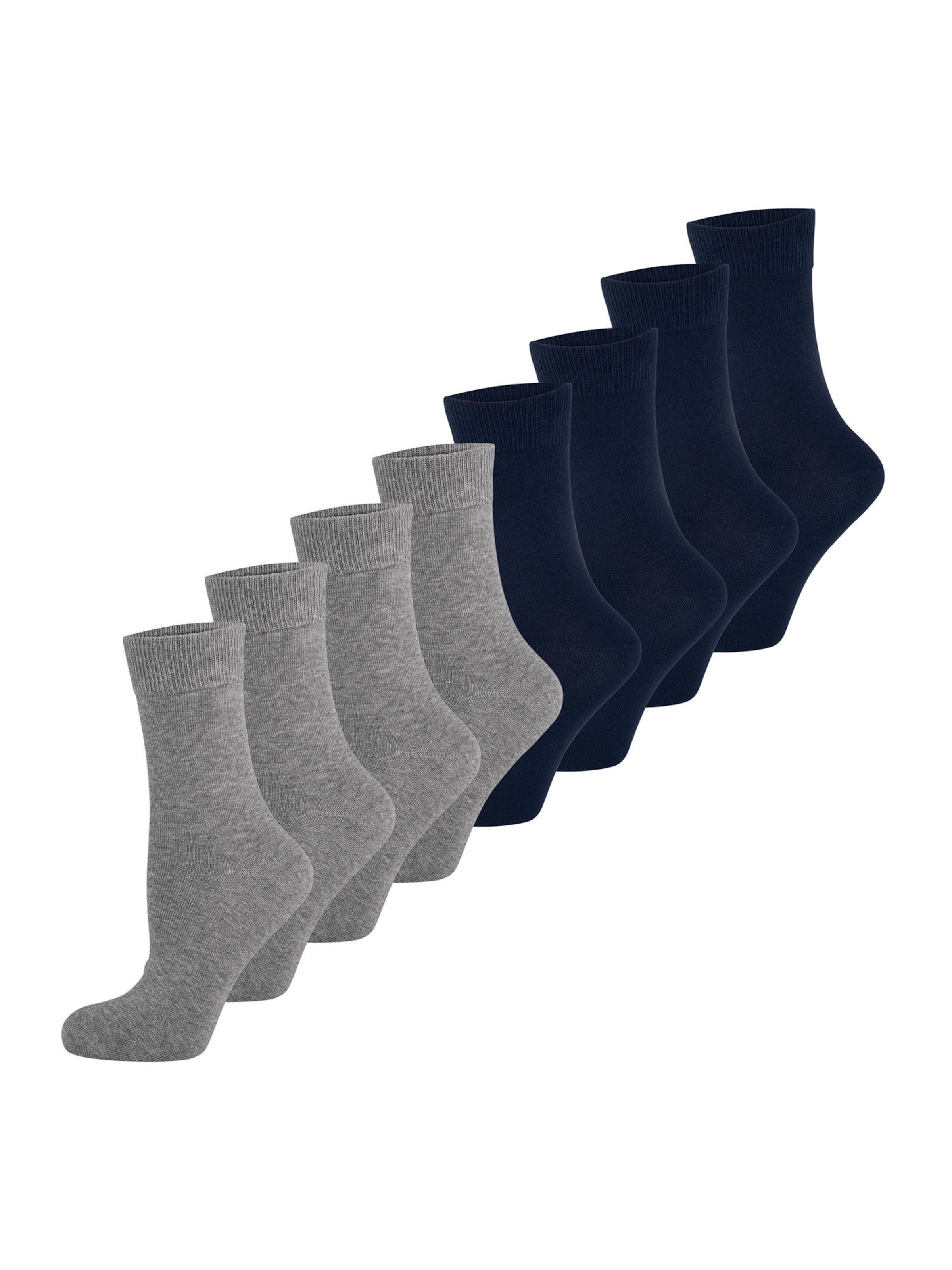 Nur Die - Meias ' Classic Komfortbund ' em azul: frente