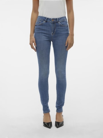 VERO MODA - Skinny Vaquero 'Flash' en azul: frente