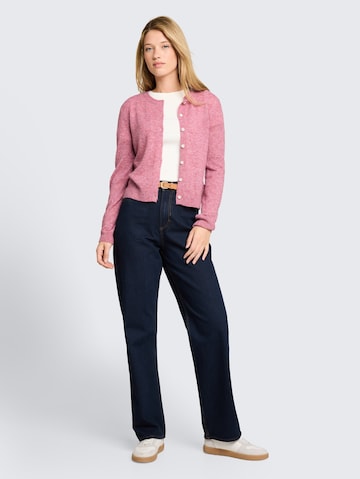 TOM TAILOR DENIM Strickjacke in Pink