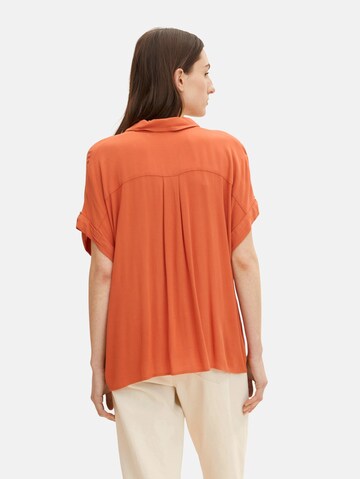 TOM TAILOR Bluse in Orange