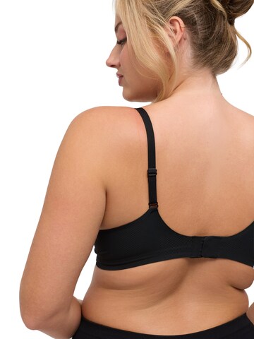 Push-up Reggiseno 'Rib Comfort Push-Up BH' di cfab in nero