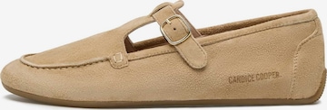 Candice Cooper Mocassins 'ROCK MOK' in Beige: voorkant